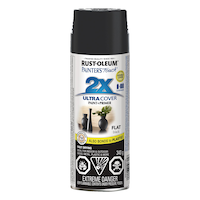 Peinture mate polyvalente en aérosol très protectrice Rust-Oleum Painter's Touch 2X, satiné, 340 g