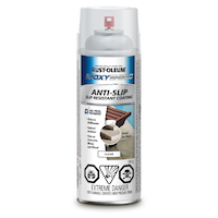 Rust-Oleum® EpoxyShield Anti-Slip, Slip-Resistant Aerosol Spray Coating, Clear, 340-g Front_Flat