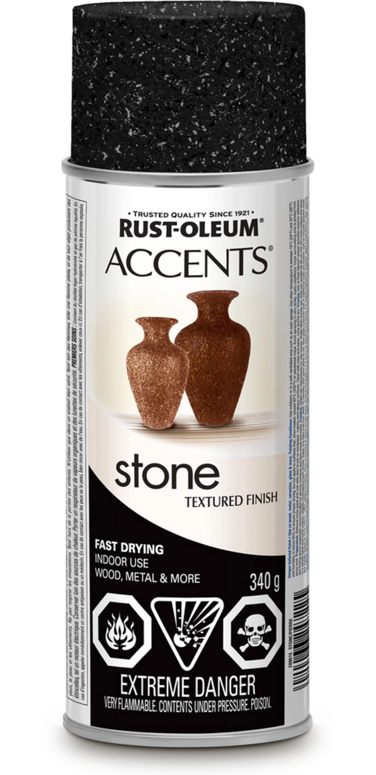 RustOleum® Accents Interior All Surface Aerosol Spray Paint, Stone