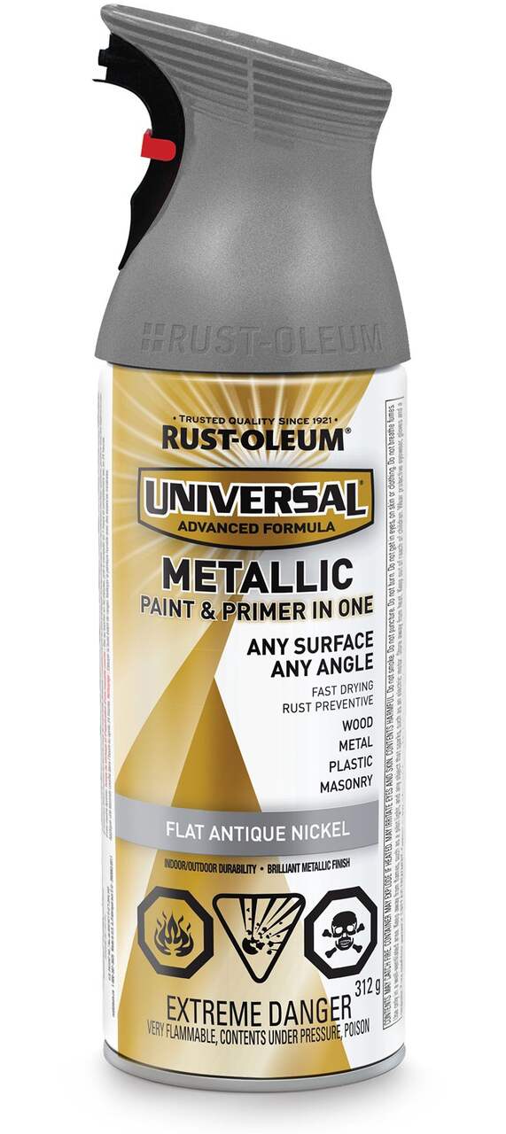 Peinture aérosol Rust-Oleum Universal émail tous-surfaces en blanc