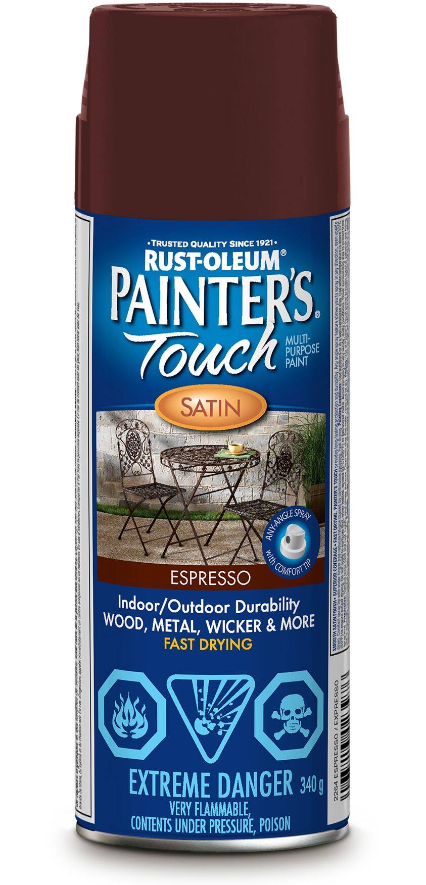 Rust Oleum Painter S Touch Interior Exterior Multi Purpose Aerosol   Painter S Touch Satin Espresso F155eb5b B236 4eb3 868f 54ca5cf62cca Jpgrendition 