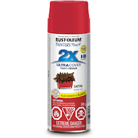 Rust-Oleum® Painter's Touch 2X Ultra Cover Multi-Purpose Aerosol Spray Paint & Primer, Satin, 340-g