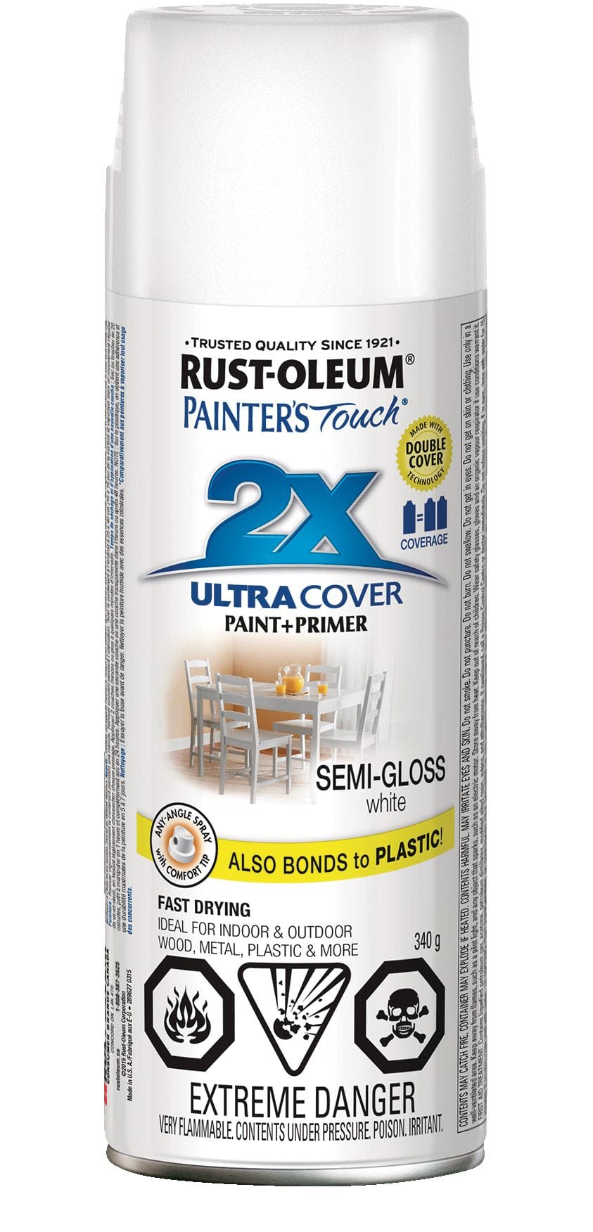 Rust Oleum Painter S Touch 2X Ultra Cover Multi Purpose Aerosol Spray   Painter S Touch 2x Semi Gloss White Ae4d4fb4 D5d6 4430 B8a0 95808b8b3ddd Jpgrendition 