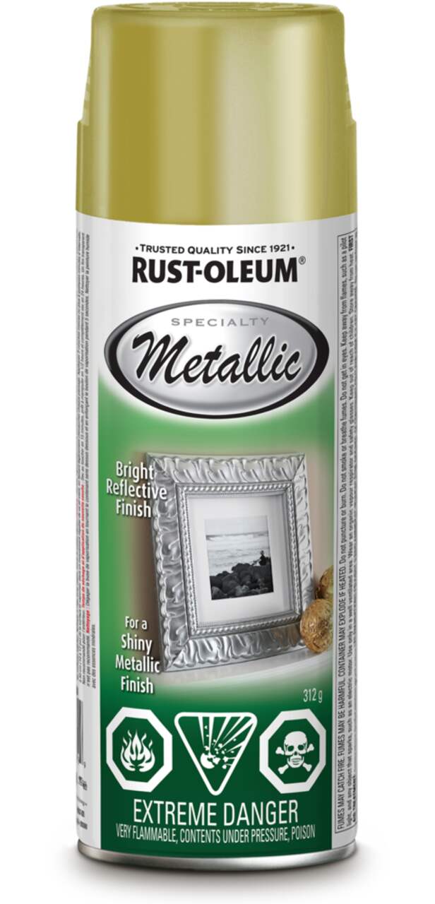 Rust-Oleum Universal Metallic Spray Paint in Antique Brass, 312 G