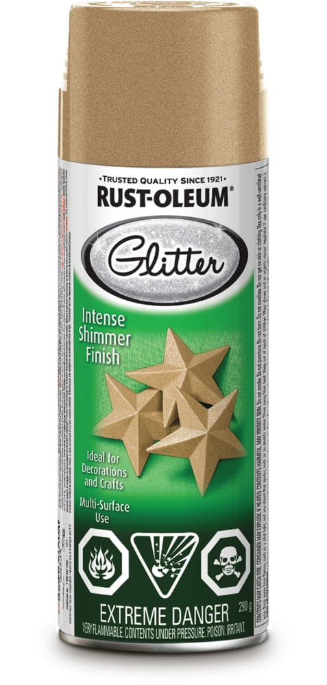 Rust Oleum Specialty Interior Multi Surface Aerosol Spray Paint   Glitter Spray Paint Gold 9f90c503 650f 4ba0 894f 6b94b8e4eea6 