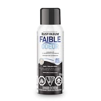 Peinture en aérosol à base d'eau à faible odeur Rust-Oleum, lustré, opaque, 312 g Front_Flat