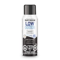 Rust-Oleum Low Odour Water-Based Paint Spray Aerosol, Gloss, Blackout, 312-g Front_Flat