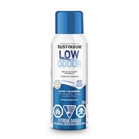 Rust-Oleum Low Odour Water-Based Paint Spray Aerosol, Gloss, Blueberry, 312-g Front_Flat