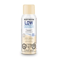 Rust-Oleum Low Odour Water-Based Paint Spray Aerosol, Gloss, Linen White, 312-g Front_Flat