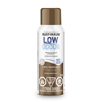 Rust-Oleum Low Odour Water-Based Paint Spray Aerosol, Gloss, Brown Bear, 312-g Front_Flat