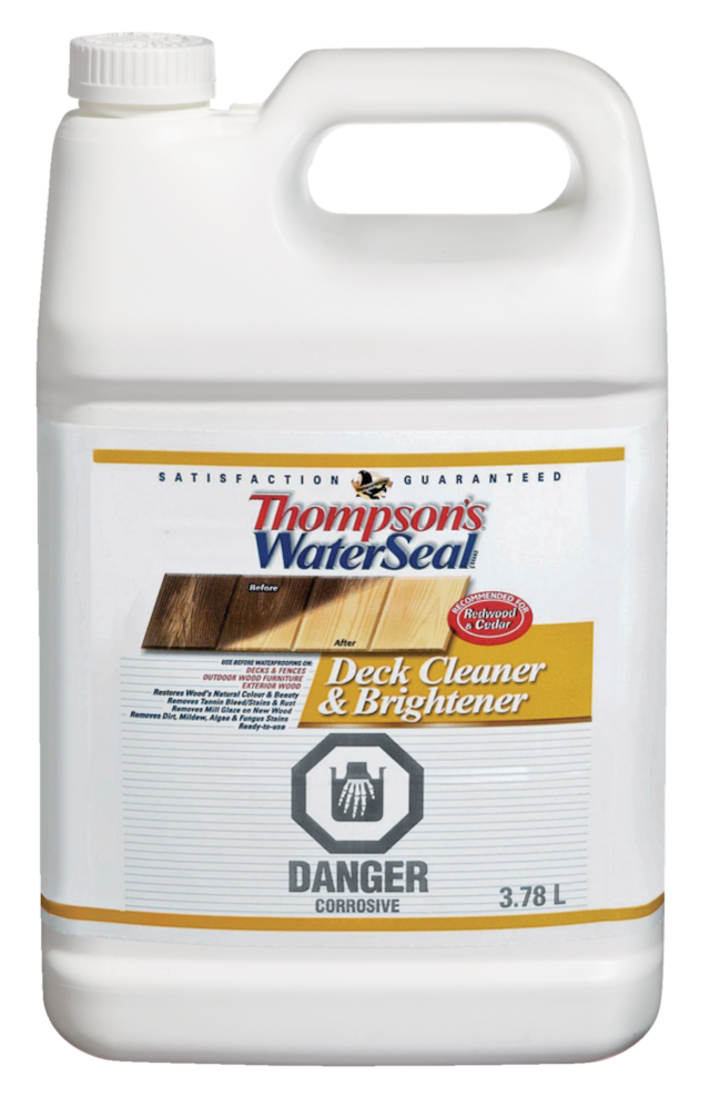 Thompson's® WaterSeal® Wood Deck Cleaner & Brightener, 3.78L/1Gallon