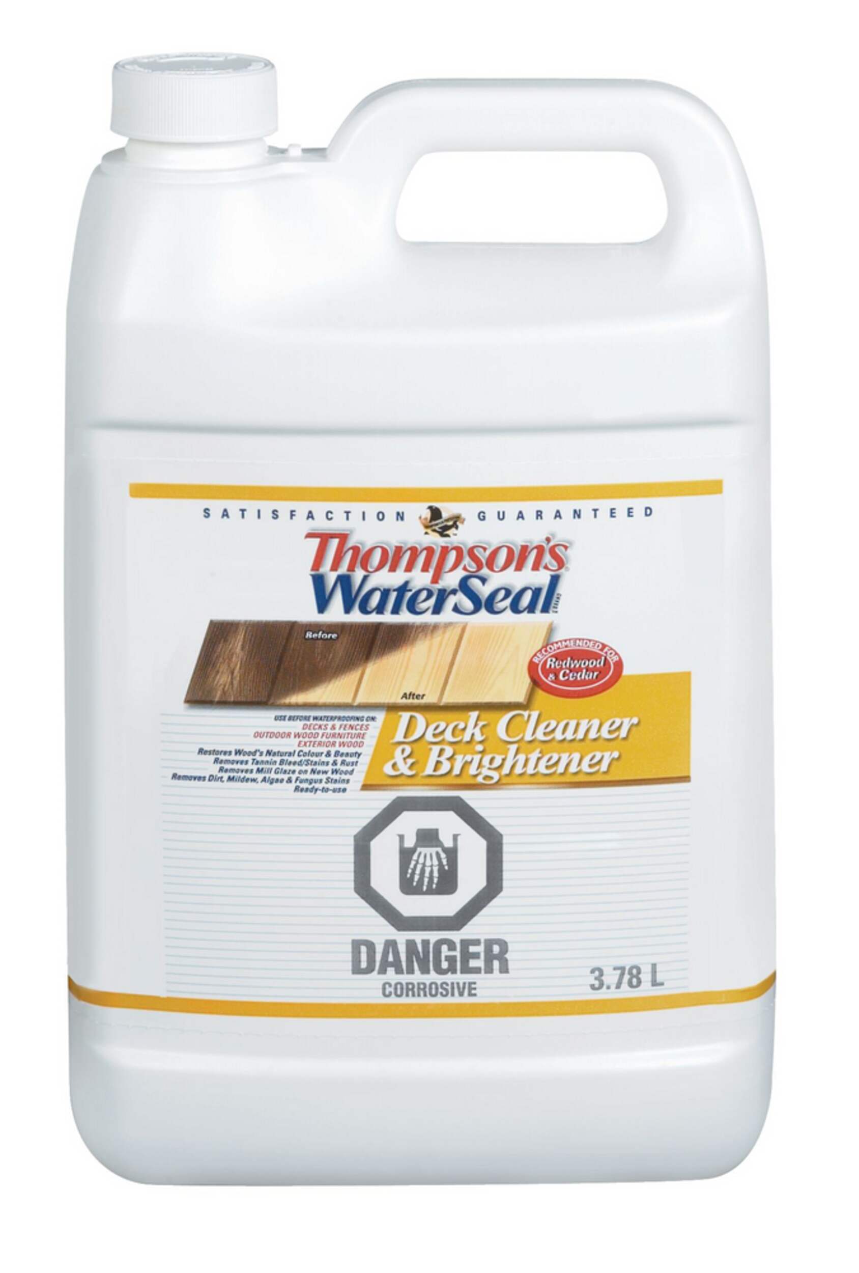 Thompson's® WaterSeal® Wood Deck Cleaner & Brightener, 3.78L/1Gallon