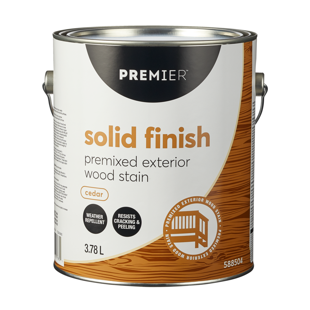 Premier Premixed Exterior Wood Stain Solid Cedar 3 78 L 1 Gallon   Premier Solid Exterior Stain Premixed Cedar Gallon 55a235fc 91ad 4205 8b0d D95f782b216a 