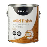 Premier Premixed Exterior Wood Stain, Solid, Cedar, 3.78-L/1-Gallon Front_Elevated