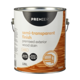Premier Premixed Exterior Wood Stain, Semi-Transparent, Cedar, 3.78-L/1-Gallon Front_Elevated