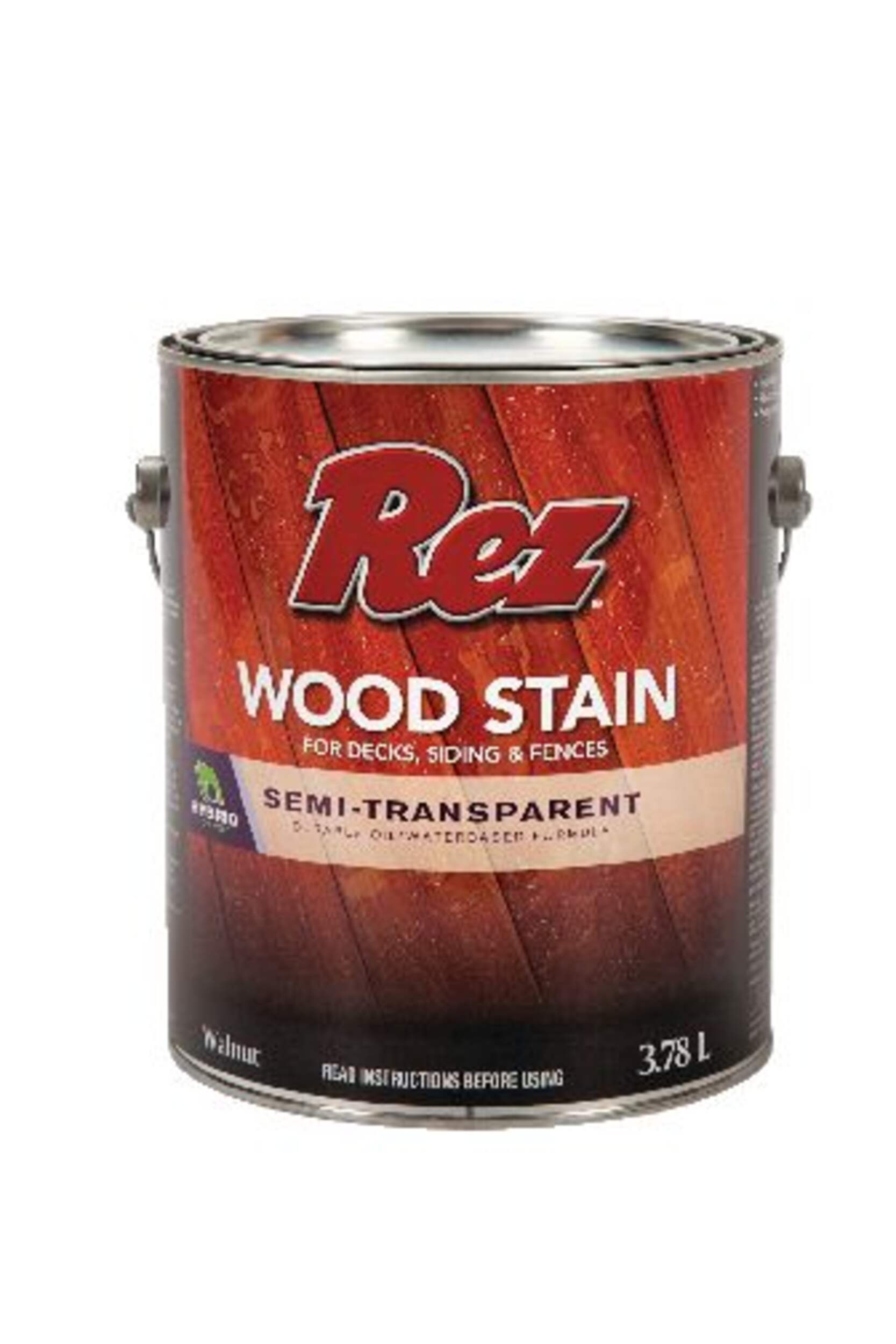 REZ Semi-Transparent Stain, Walnut, 3.78-L Front_Elevated