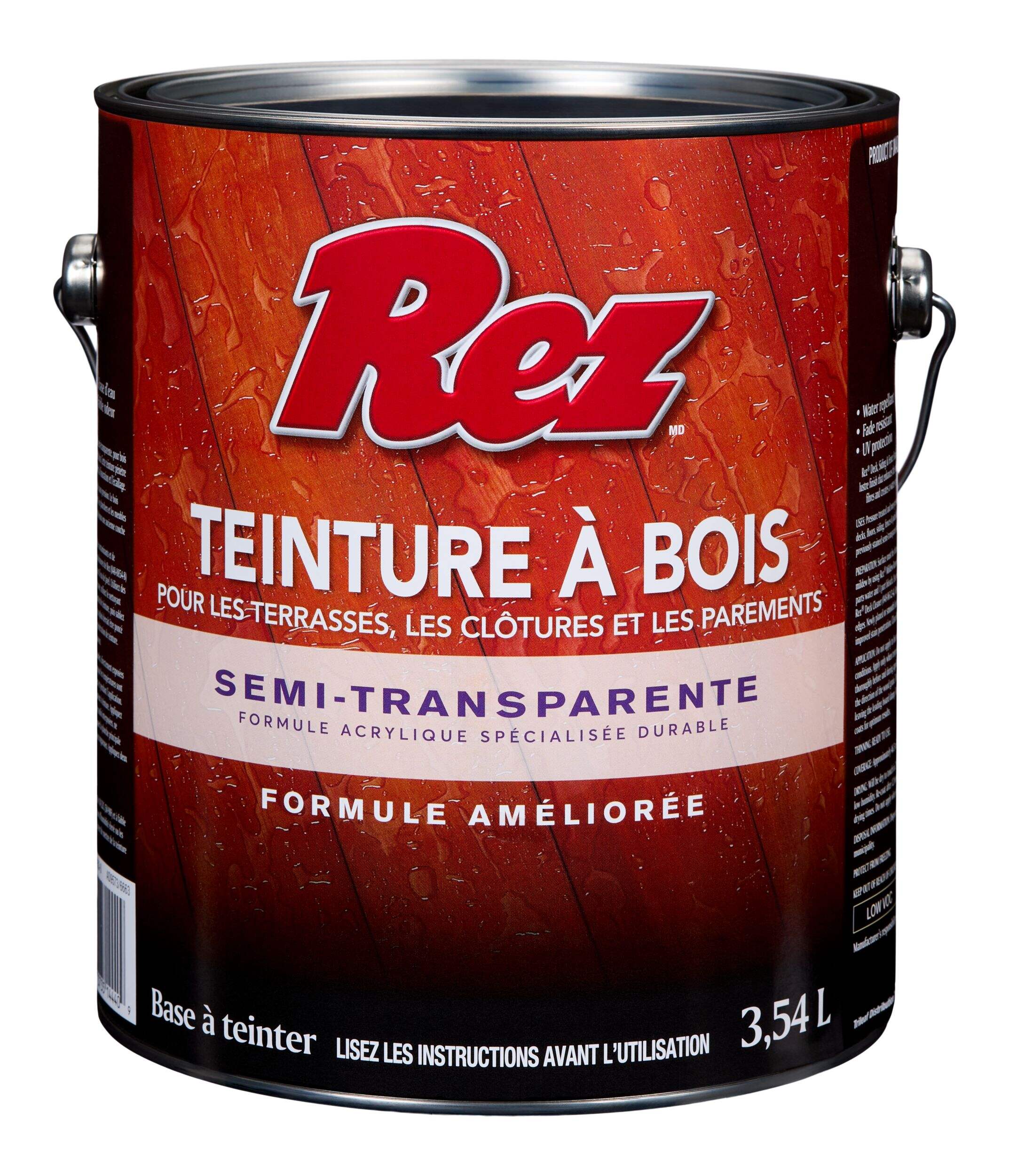 Base à teinter REZ, semi-transparent, 3,54 L Front_Elevated