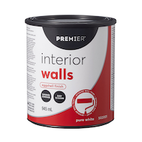 Premier Interior Walls Paint, Superior Coverage, Eggshell Front_Flat