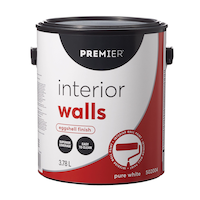 Premier Interior Walls Paint, Superior Coverage, Eggshell, 1-Gal Front_Elevated