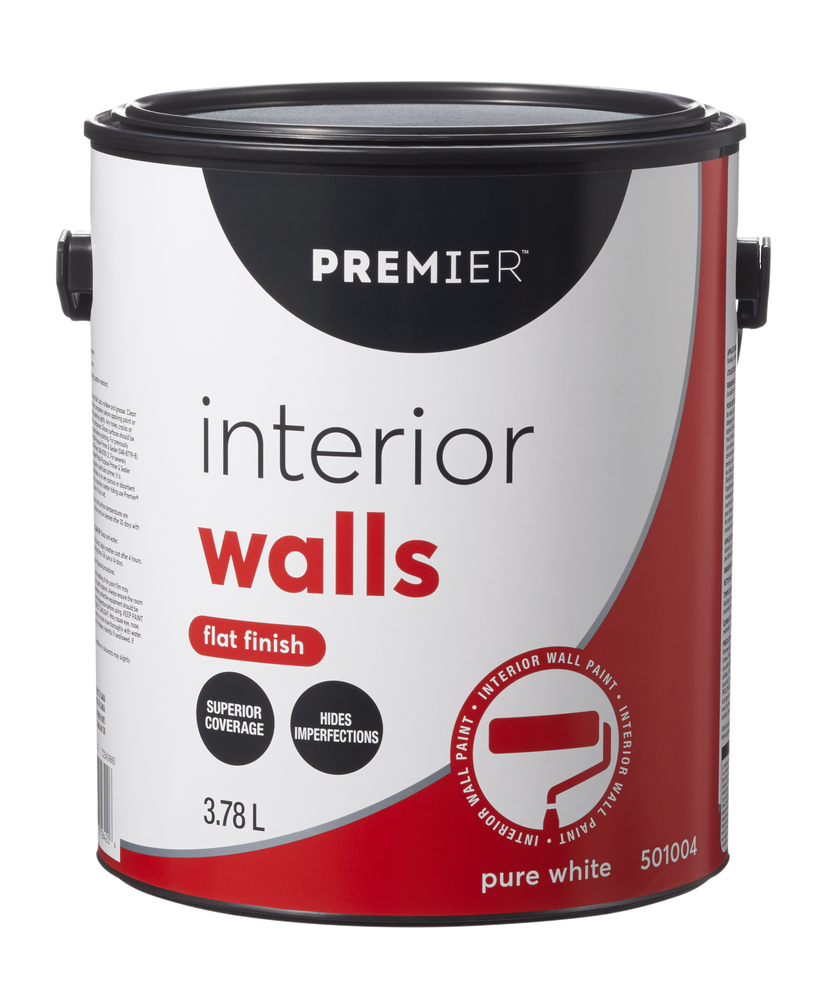 Premier Interior Walls Paint, Superior Coverage, Flat Canadian Tire