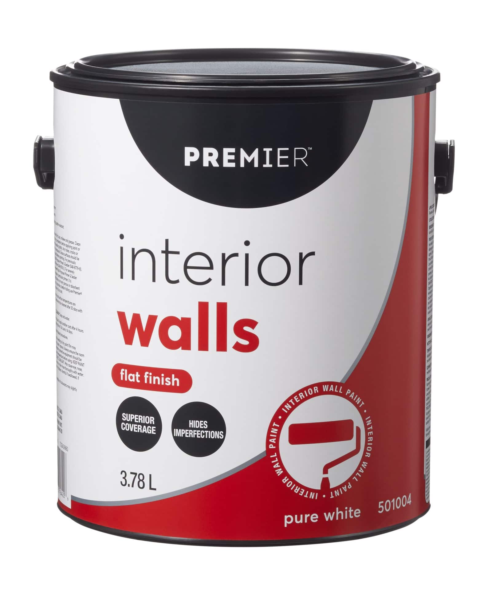 Premier Interior Walls Flat White Gallon Canadian Tire