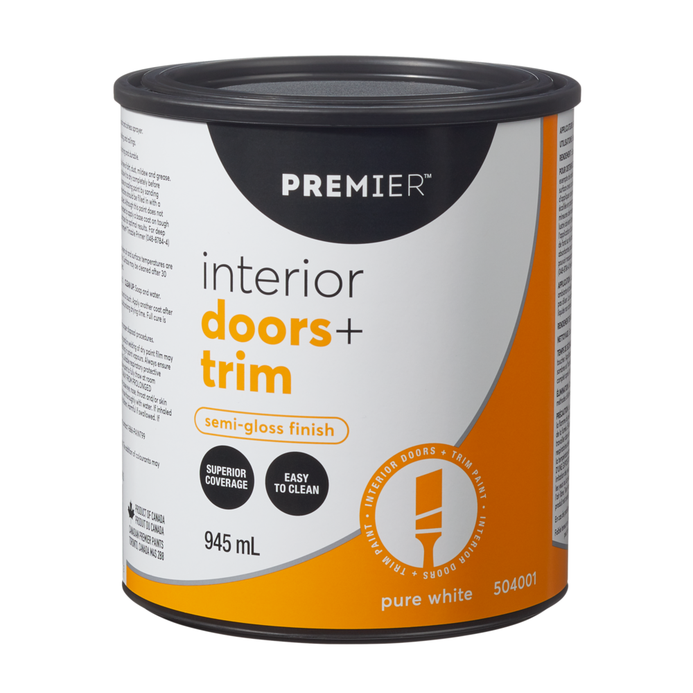 Premier Interior Doors & Trim Paint, Superior Coverage, SemiGloss