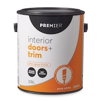 Premier Interior Doors & Trim Paint, Superior Coverage, Semi-Gloss, 1-Gal Front_Elevated