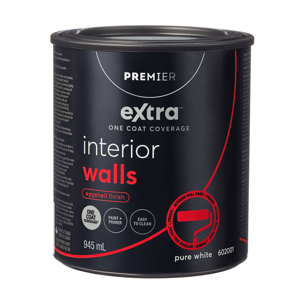 Premier Extra Interior Walls Paint & Primer, One Coat Coverage