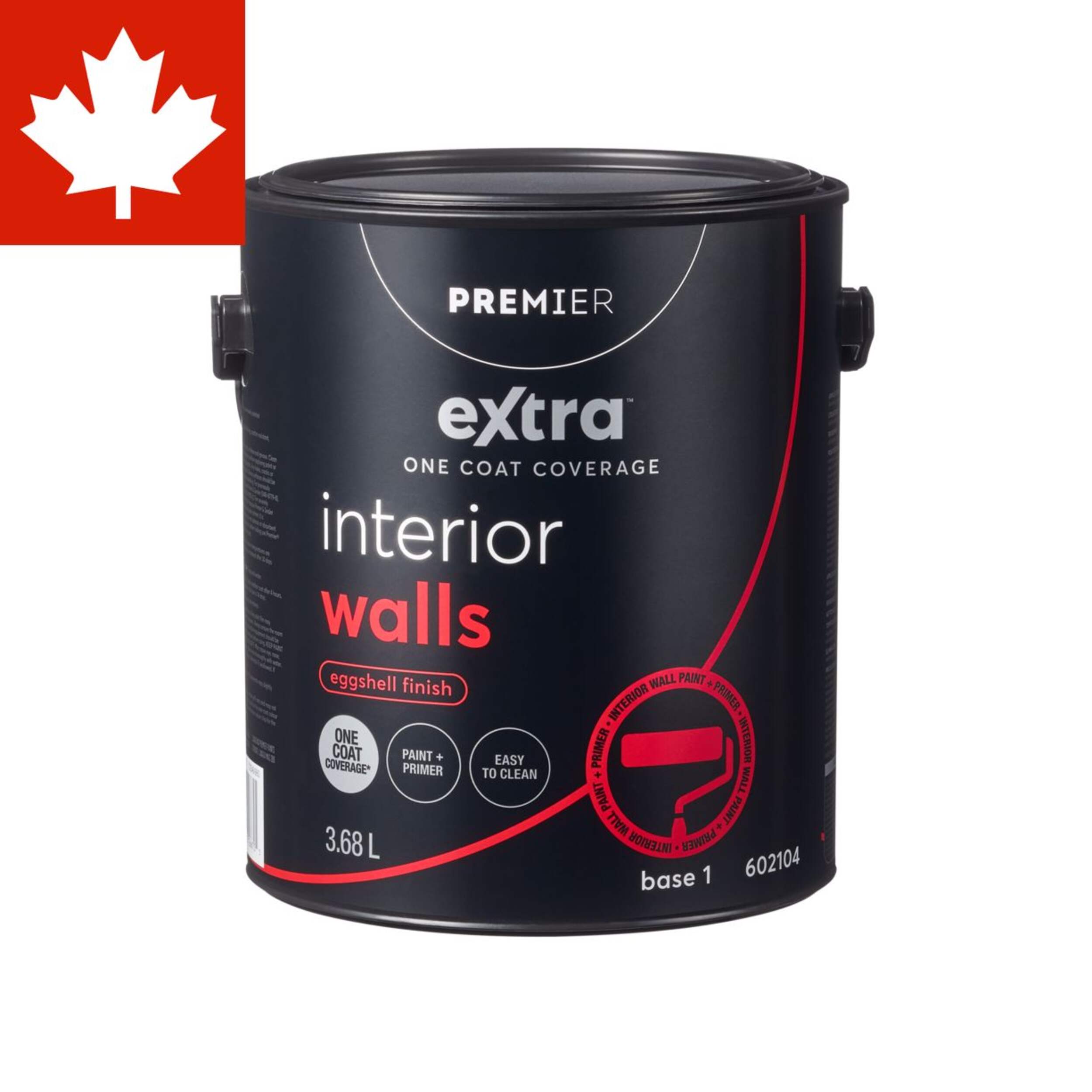 Premier Extra Interior Walls Paint & Primer, One Coat Coverage, Eggshell, Gallon Front_Elevated