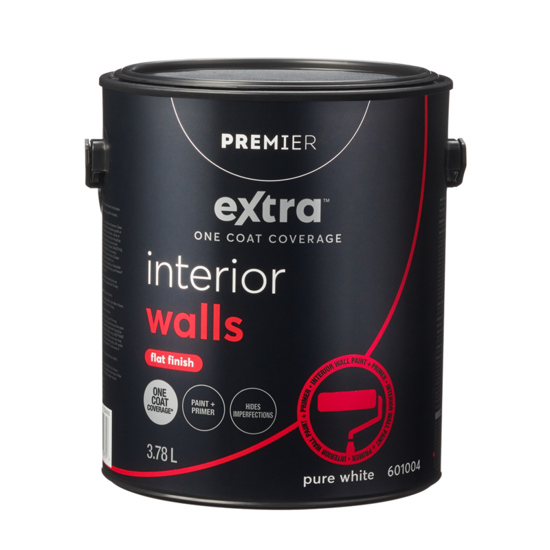 Premier Extra Interior Walls Paint, Flat Canadian Tire
