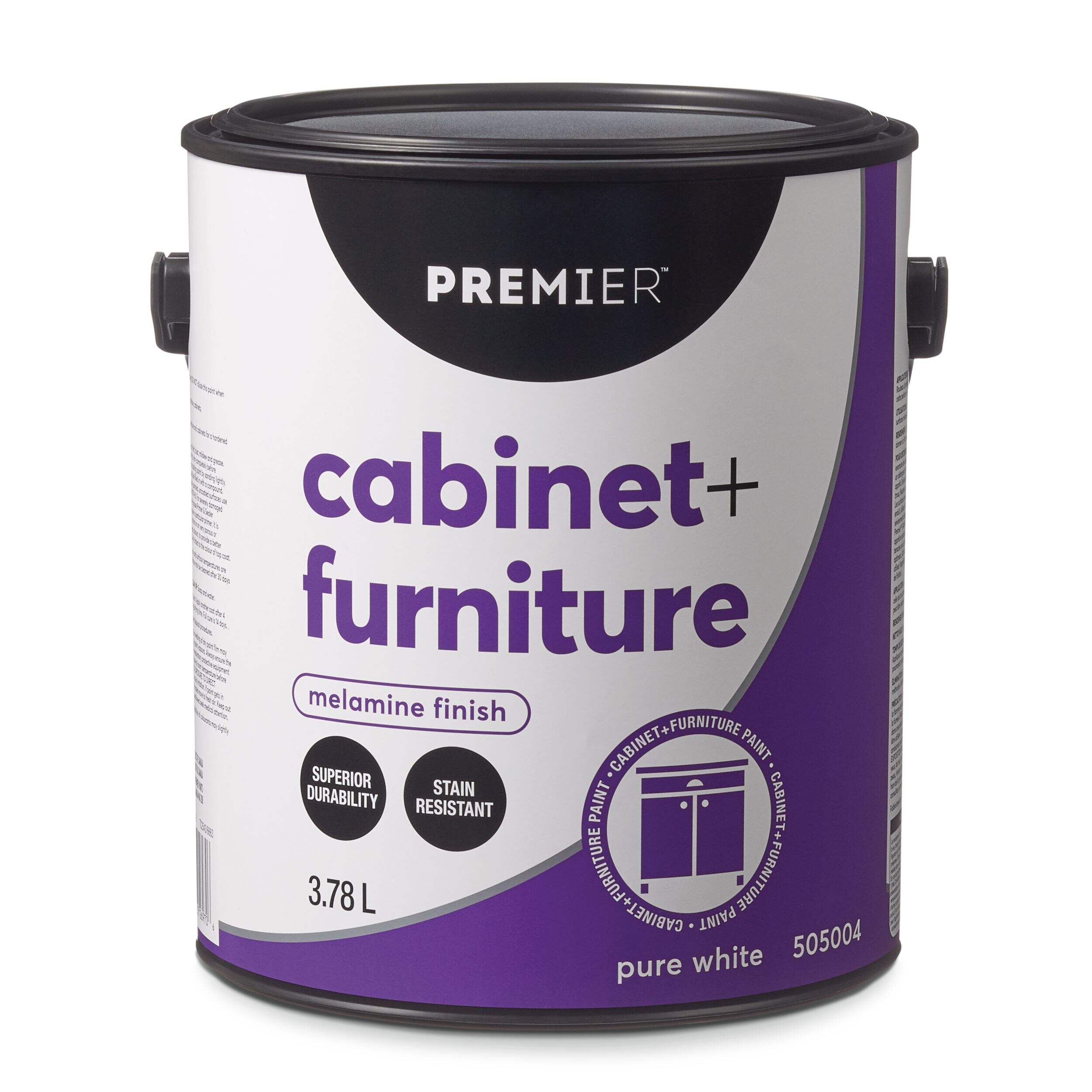 Premier Cabinet & Furniture Paint, Stain Resistant, Melamine, Gallon Front_Elevated