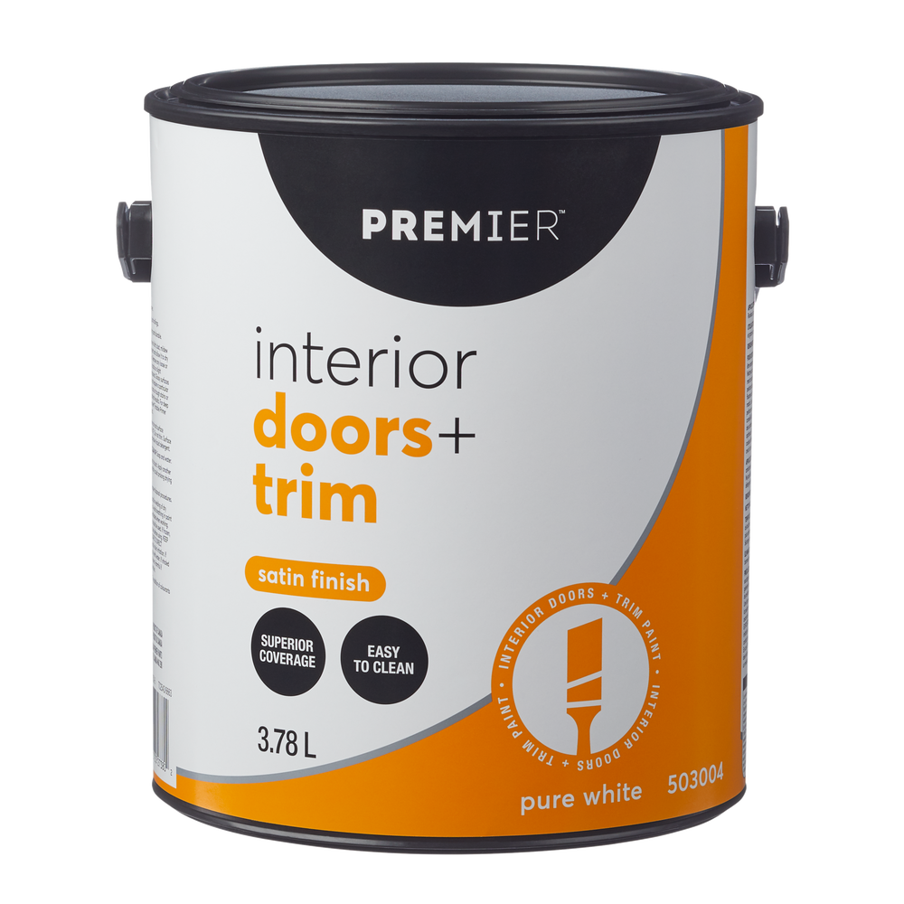 Premier Interior Doors & Trim Paint, Superior Coverage, Satin