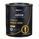 Premier Extra Interior Doors & Trim Paint & Primer, One Coat Coverage, Satin, Quart Front_Elevated