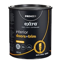 Premier Extra Interior Doors & Trim Paint & Primer, One Coat Coverage, Satin, Quart