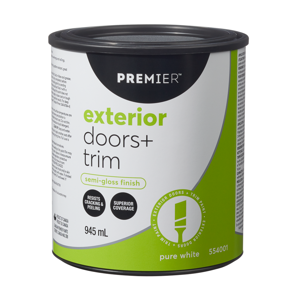Premier Exterior Doors & Trim Paint, Superior Coverage, SemiGloss
