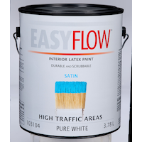 EasyFlow Interior Latex Paint, Durable & Scrubbable, Satin Front_Elevated