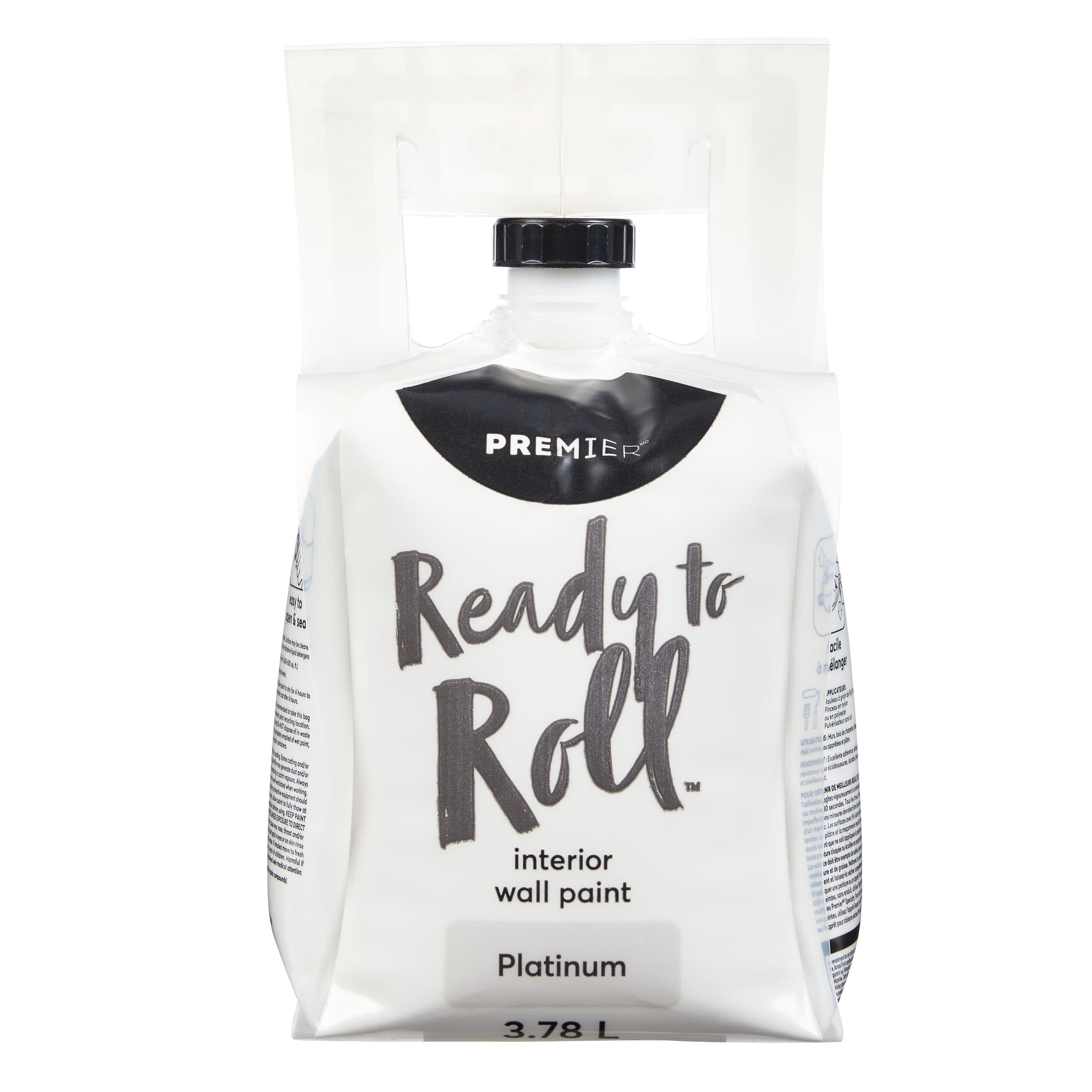 Premier Ready To Roll Interior Wall Paint, Eggshell, Platinum