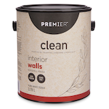 Premier Clean™ Interior Walls Paint, Eggshell, White, 1-Gal Front_Elevated