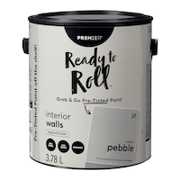 Premier Ready To Roll Interior Wall Paint, Eggshell, Pretinted, Pebble, 3.78-L/1-Gallon Front_Elevated