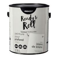 Peinture d'intérieur pour plafond Premier Ready to Roll, blanc, 3,78 L/1 gallon Front_Flat