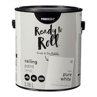 Premier Ready To Roll Interior Ceiling Paint, White, 3.78-L/1-Gallon Front_Flat