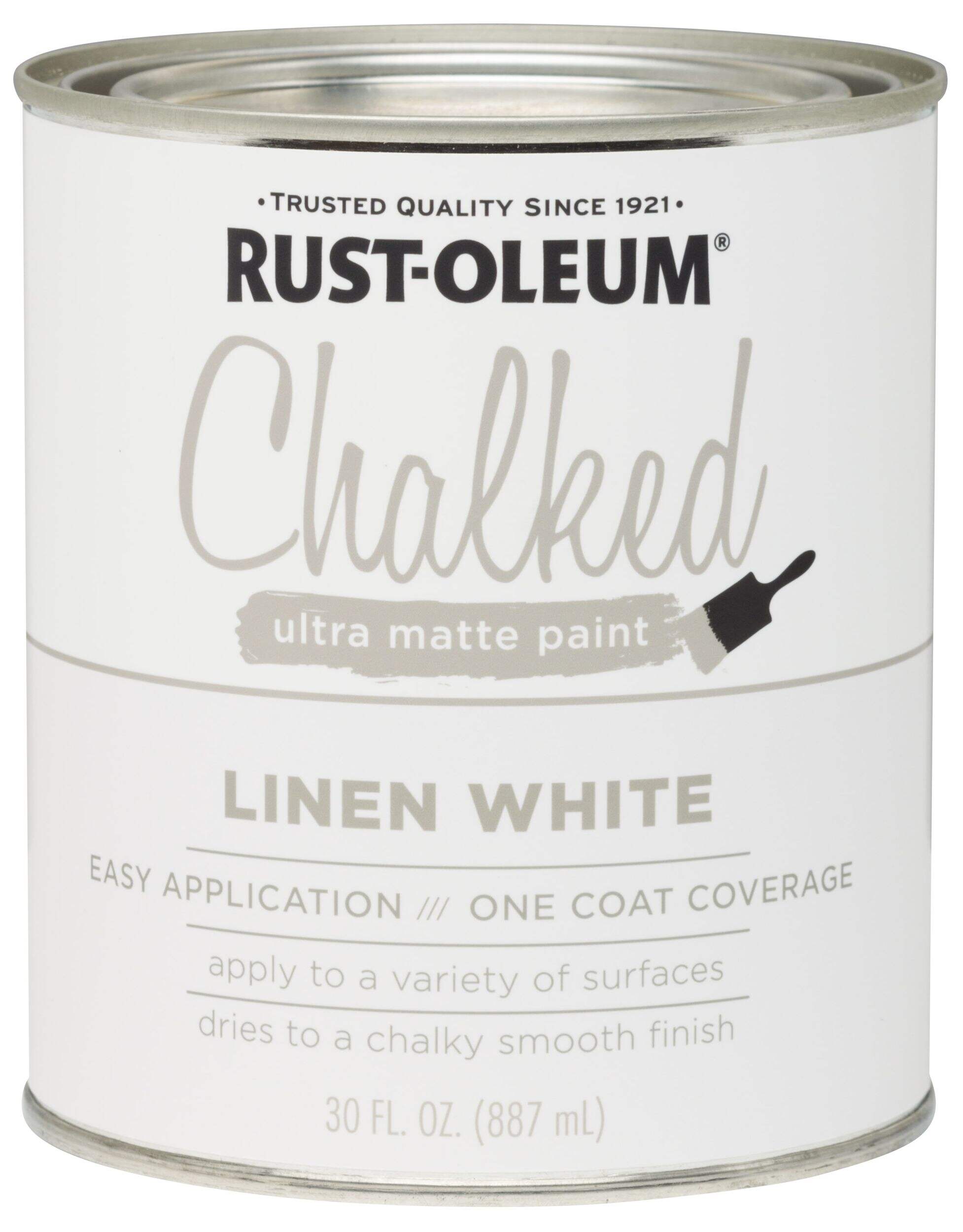 RustOleum® Chalked Interior Paint, One Coat Coverage, Ultra Matte, 887