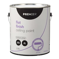 Premier Interior Ceiling Paint, Flat, White, 3.78-L/1-Gallon Front_Elevated