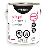 Premier Oil-Based Alkyd Primer, White, 3.78-L Front_Elevated