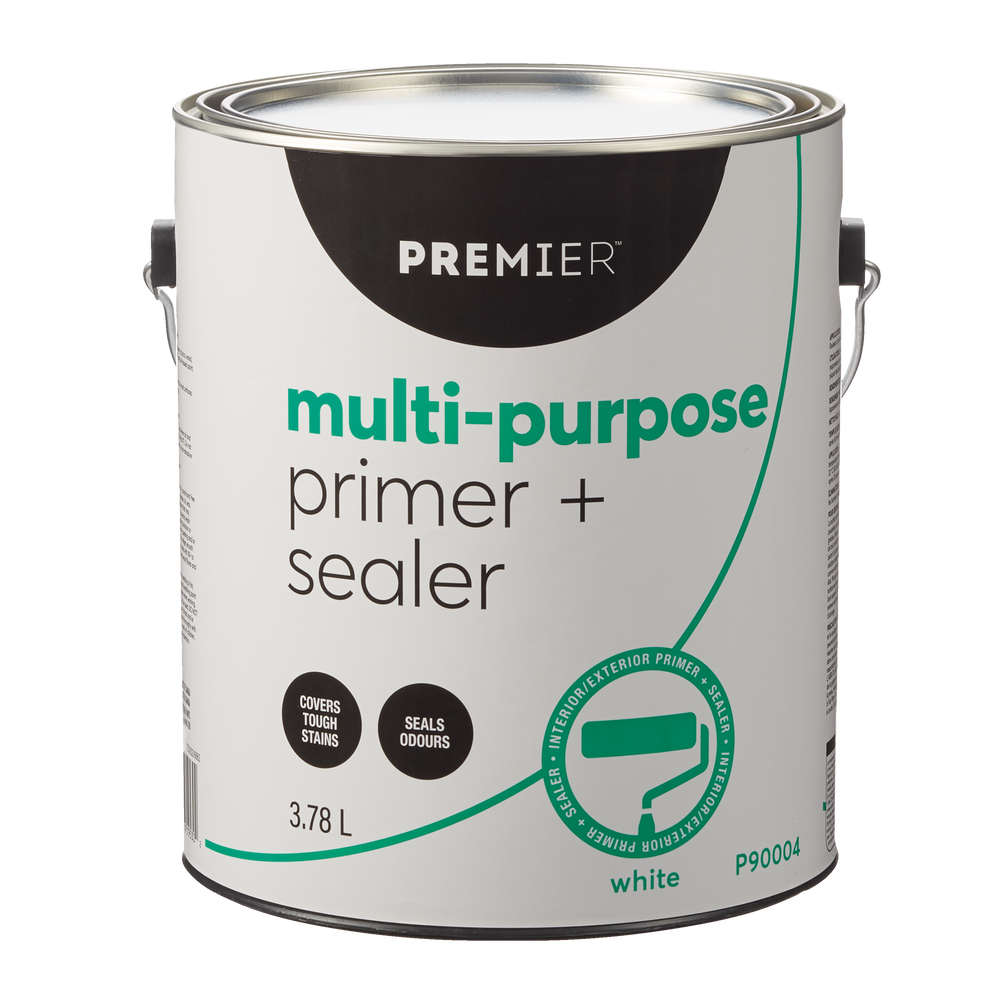 Premier MultiPurpose Primer & Sealer, White, 3.78L Canadian Tire