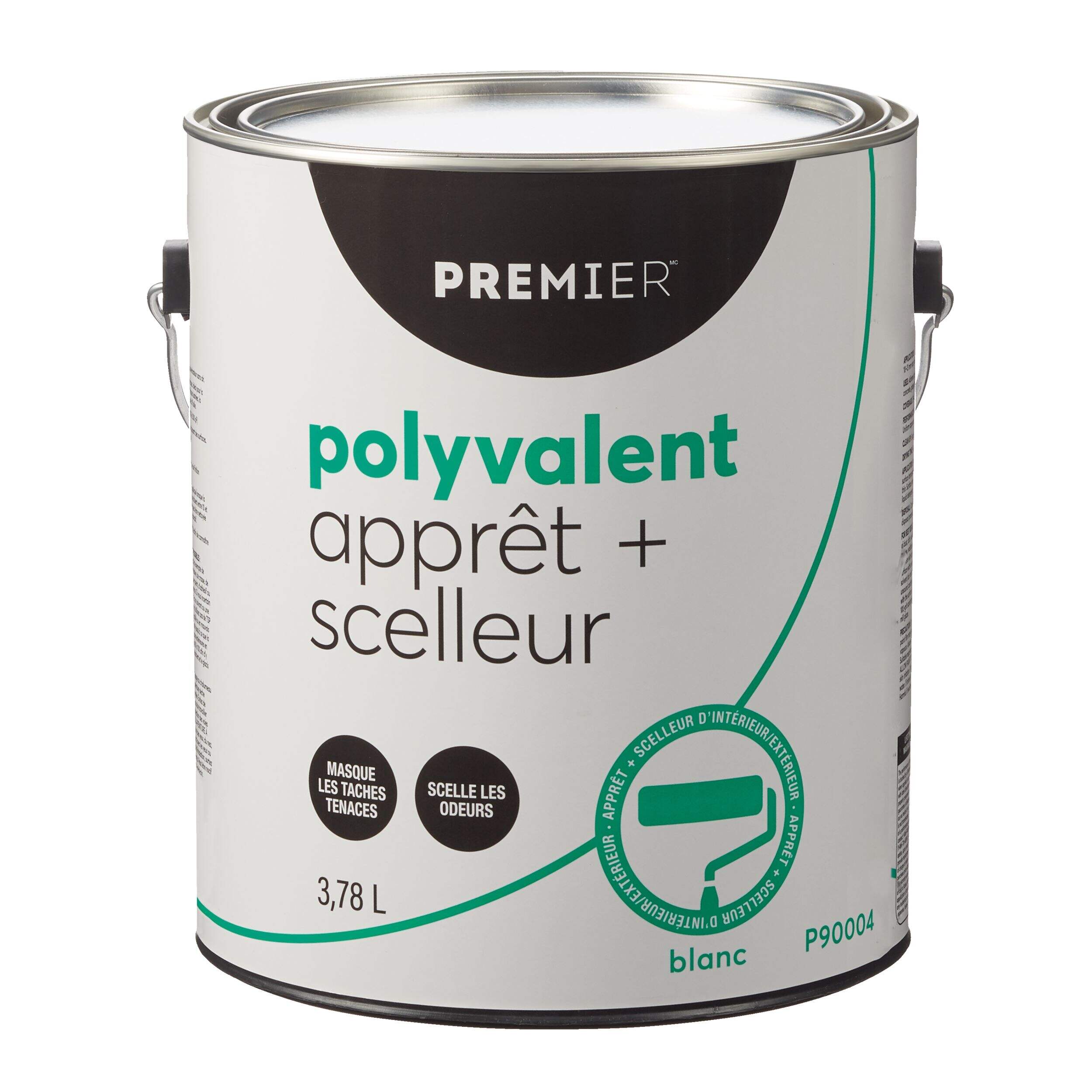 Apprêt et scellant tout usage Premier, blanc, 3,78 L Front_Elevated