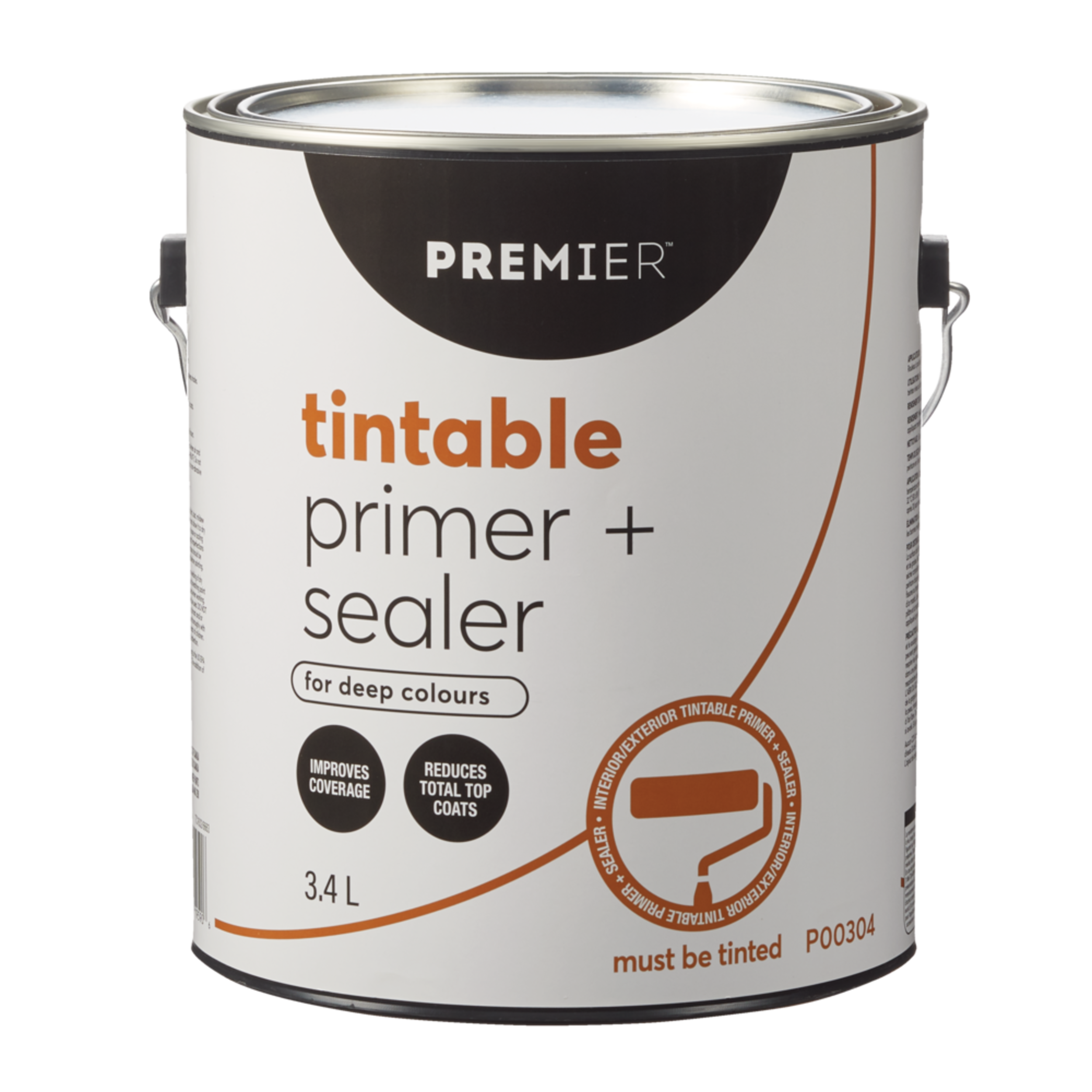 Premier Tintable Primer, 3.78-L Front_Elevated