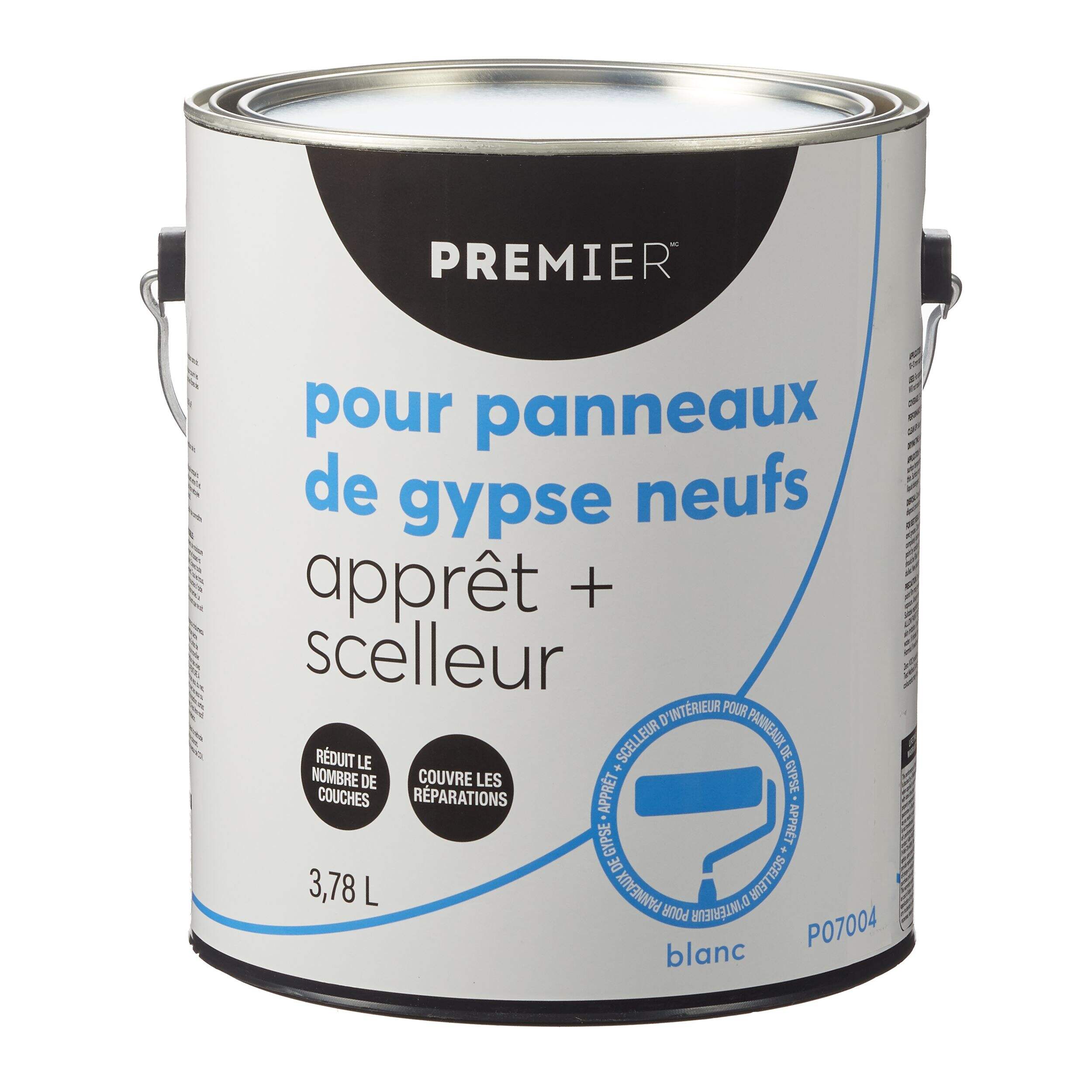 Nouvel apprêt et scellant pour cloison sèche d'intérieur Premier, blanc, 3,78&nbsp;L/1&nbsp;gallon Front_Elevated