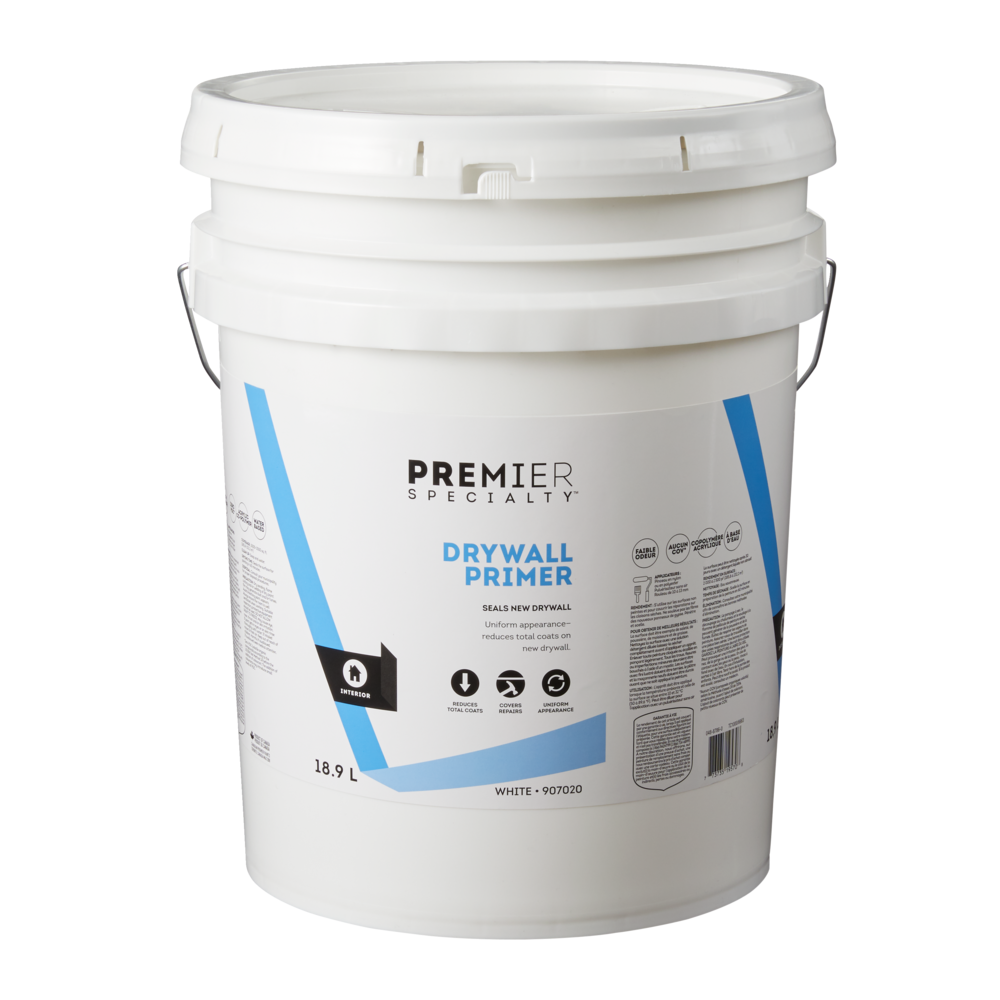 Premier Specialty Drywall Primer, White, 18.9L/5Gallons Canadian Tire