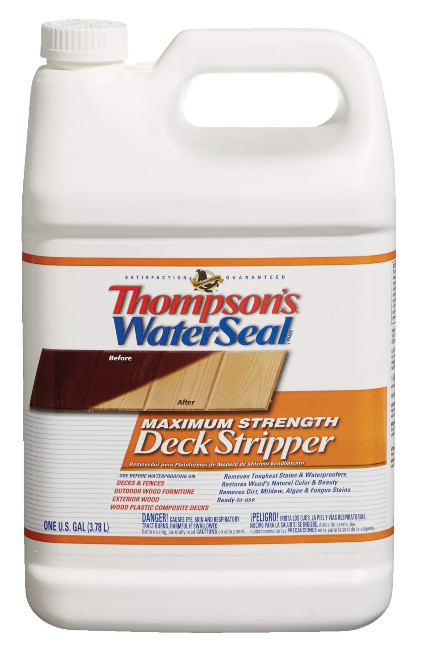 Thompson's® WaterSeal® Maximum Strength Wood Deck Stain Stripper, 3.78-L/1-Gallon Front_Flat